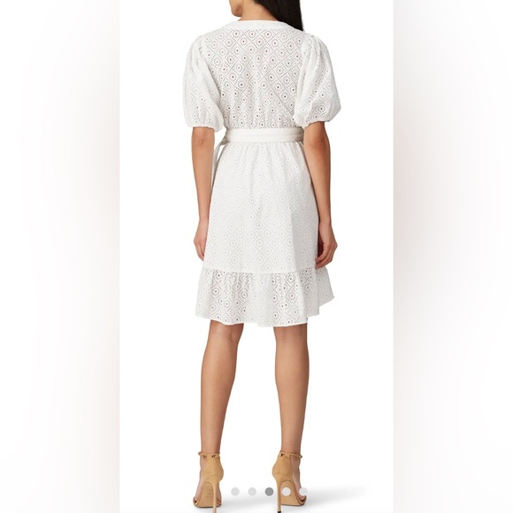 Scotch & Soda Broderie Anglaise Wrap Dress, Size S - Picture 4 of 16